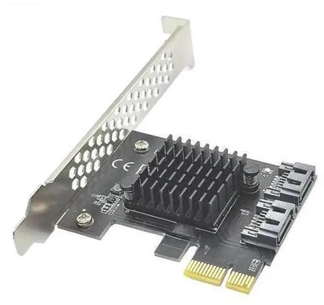 Main image of FOR PCI-E SATA 1X 4X 8X 16X PCI-E Cards PCI Express to SATA 3.0 2-Port SATA III 6Gbps Expansion Adapter Board with ASMedia 1061 chip