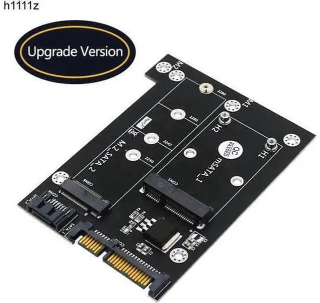 Main image of Riser 2 in 1 mSATA / M2 NGFF SSD to Dual SATA 3.0 Converter M.2 SATA Adapter mSATA to SATA Expansion Card Board for Miner Mining