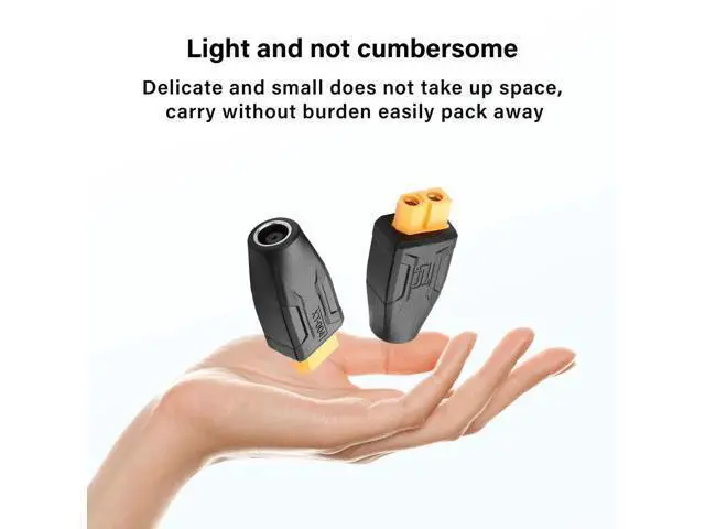 Alt view image 3 of 7 - 2 Pack XT60 to DC7909 Adapter XT60 to DC 7.9mm X 0.9mm Wireless for TS100 Soldering Iron, FPV Monitor Power,Drone (XT-004)