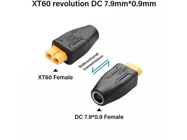 Alt view image 5 of 7 - 2 Pack XT60 to DC7909 Adapter XT60 to DC 7.9mm X 0.9mm Wireless for TS100 Soldering Iron, FPV Monitor Power,Drone (XT-004)