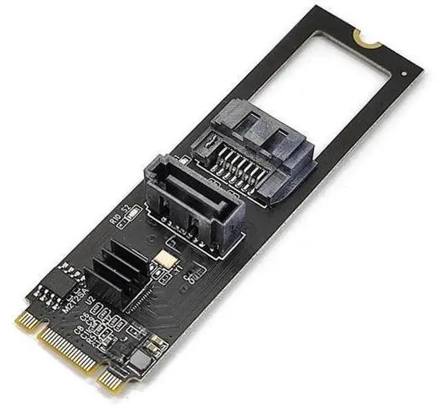 Main image of FOR Riser Card NVME to Dual SATA Controller M.2 NVME TO SATA3.0 6G Hard Disk Drive Converter M.2 Key-M PCIE NVME to SATA JMB582 Chip