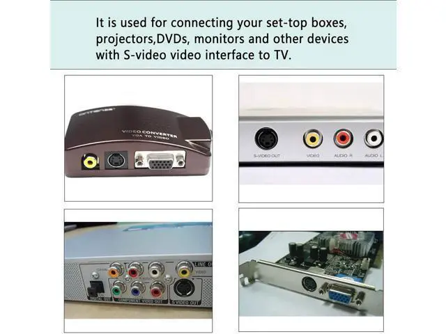 Alt view image 2 of 7 - 4 Pin S-Video to 3 RCA AV Female Cable for TV PC Computer Video AV Projector for Video TV Laptop Adapter Cable (27cm)