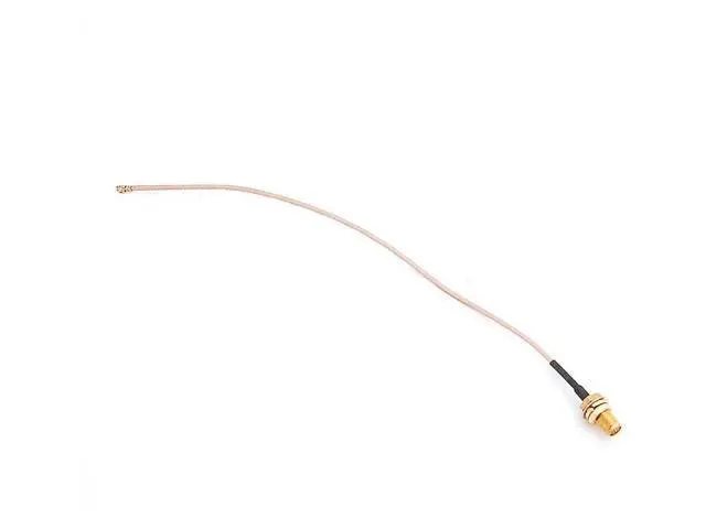 Alt view image 2 of 6 - 1 Pair IPEX to SMA Antenna Extension Cable for Mini PCI-E WiFi Card RF-SMA to IPEX U.FL Connector Antenna Pigtail Adapter