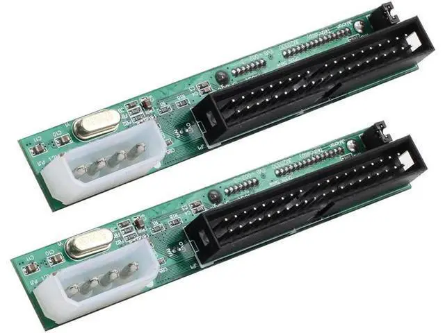 Alt view image 3 of 3 - 2Pcs 2.5 Sata to 3.5 Inch IDE Card Sata to IDE Adapter Converter Male 40 Pin Port for ATA 133 100 HDD CD DVD Serial