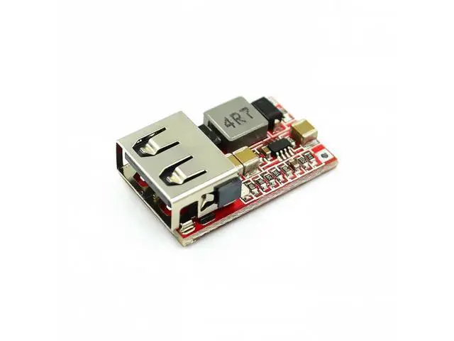 Alt view image 3 of 3 - DC 6-20V 12V/24v to 5V USB Output charger step down Power Module Mini DC-DC Step Up Boost Module Power Adjustable buck Converter