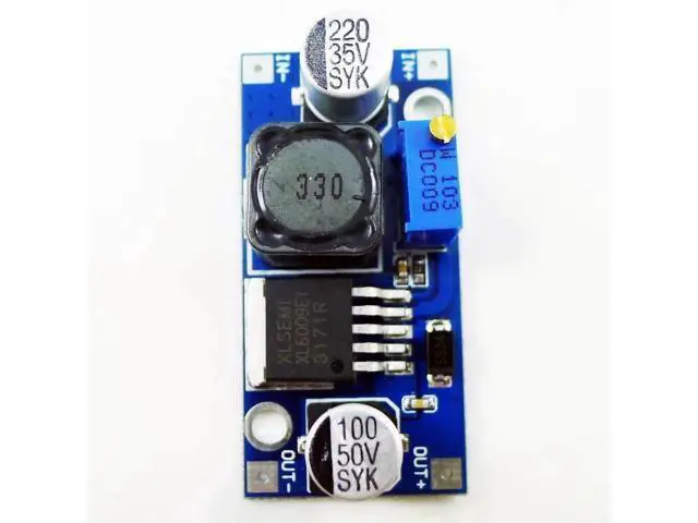 Alt view image 5 of 5 - XL6009 Boost Module DC-DC Adjustable Module DC3.0-30V to DC5-35V Output Voltage Power Converter Circuit Board Module 400KHz