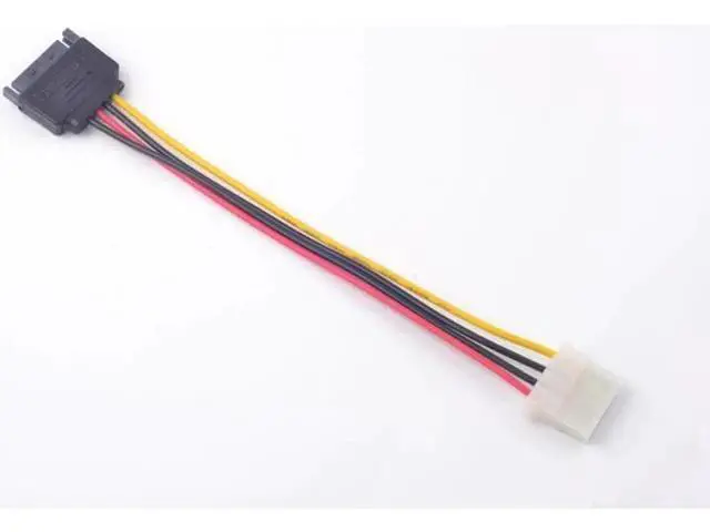 Alt view image 3 of 5 - SATA 15Pin Male to IDE 4Pin Female Power Convert Cable Adapter 20cm