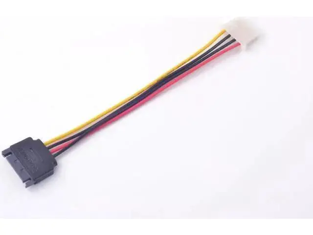 Alt view image 4 of 5 - SATA 15Pin Male to IDE 4Pin Female Power Convert Cable Adapter 20cm