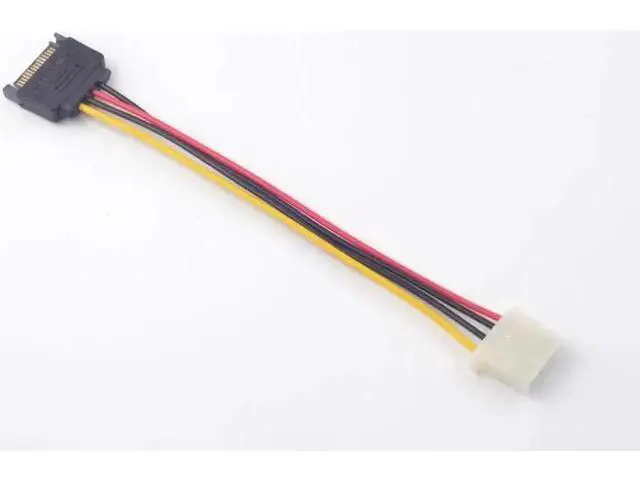 Alt view image 5 of 5 - SATA 15Pin Male to IDE 4Pin Female Power Convert Cable Adapter 20cm