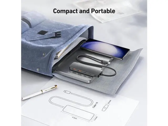 Alt view image 6 of 7 - 4 in 1 USB Hub 10Gbps with 2 USB A Ports+2 USB C Ports, USB 3.2 Gen 2 Hub, USB-C Splitter for iMac, All MacBooks, Mac Laptop Xbox Flash Drive PC