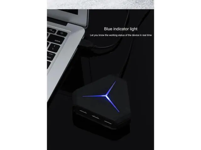 Alt view image 3 of 7 - USB Hub, 6-Port USB 2.0 Hub, with 3ft Cable for Multi-device Desktop Laptop, Notebook PC, Mobile HDD, and More, (6-port USB 2.0 Splitter)