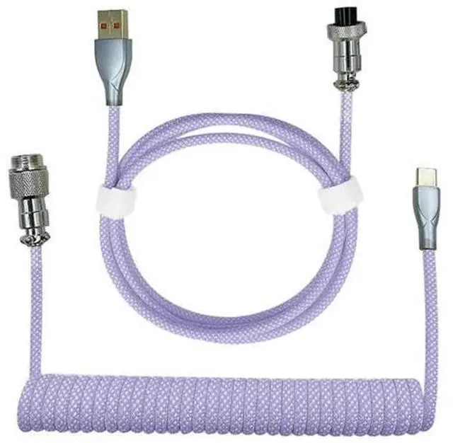Main image of FOR Type-C To USB Data Cable Mechanical Keyboard Coiled Cable Airline Cable Gaming Keyboard Cable Spring Cable