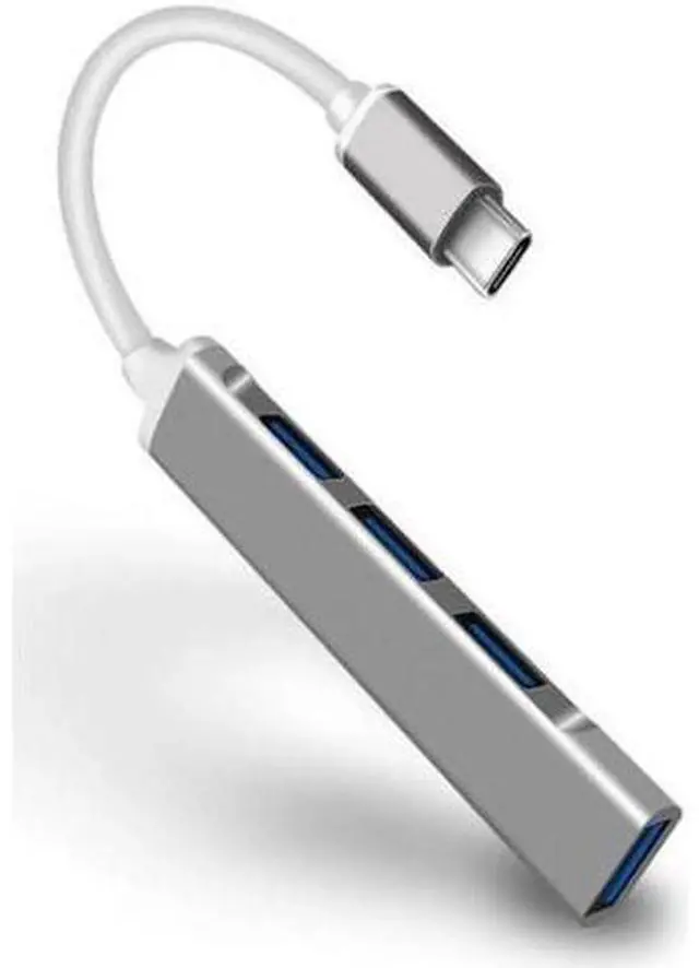 Main image of USB C Hub Type C Hub with 4-Port USB 3.0 for Oculus Rift S, ChromeBook Pixel, Acer Aspire, ASUS, Thunderbolt 3 Devices and Other Type C Devices-Gray