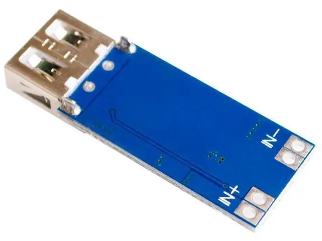 Alt view image 3 of 3 - 9V/12V/24V to 5V DC-DC step-down car charger USB car charger 3A output buck regulator power supply module