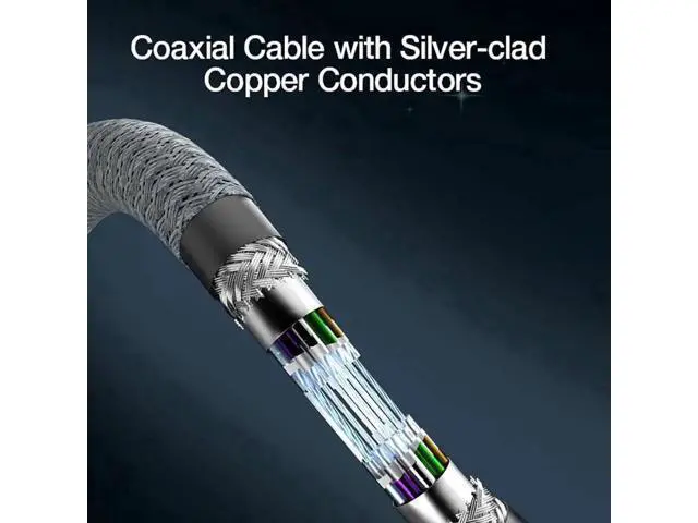 Alt view image 6 of 6 - Thunderbolt 4 USB C Extension Cable USB4 Extend 40Gbps Charging Data Cable 8K@60Hz PD 5A/100W Type-C Data Wire for MacBook Pro, 1 ft. / 0.3M