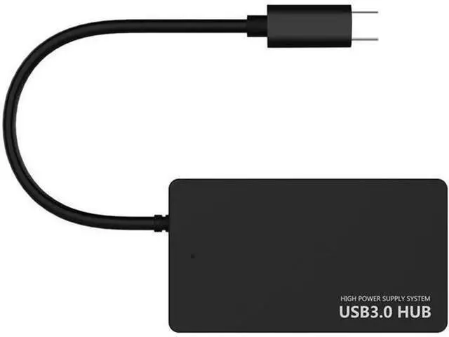 Alt view image 2 of 7 - Type-C Hub Multi-Port USB-C HUB, 4 USB 3.0 Ports Compatible for PC, Laptops, Tablets, MacBook, Mac Mini, iMac Pro, Mobile HDD etc, Black