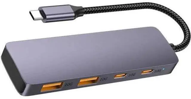 Main image of 10Gbps USB 3.2 Hub with 2 USB A 3.2 Ports, USB C 3.2 Gen 2 Speed