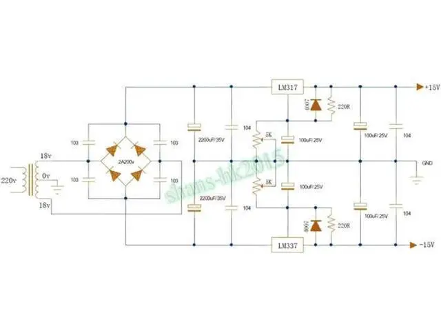 Alt view image 7 of 7 - LM337 DC Adjustable Regulated Power Supply Board: Positive and Negative Regulated Power Supply Adjustable Module XR-103 (1Piece)