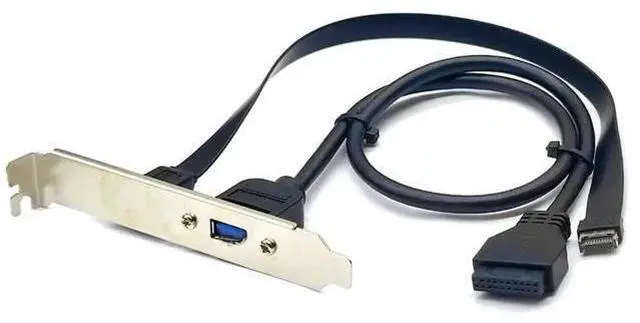 Main image of FOR 50cm USB 3.2 Front Panel Header 20Gbps USB3.2 Gen2*2 Type C to Type-E 5Gb USB3.0 to 19Pin Connector Extension Cable with Bracket