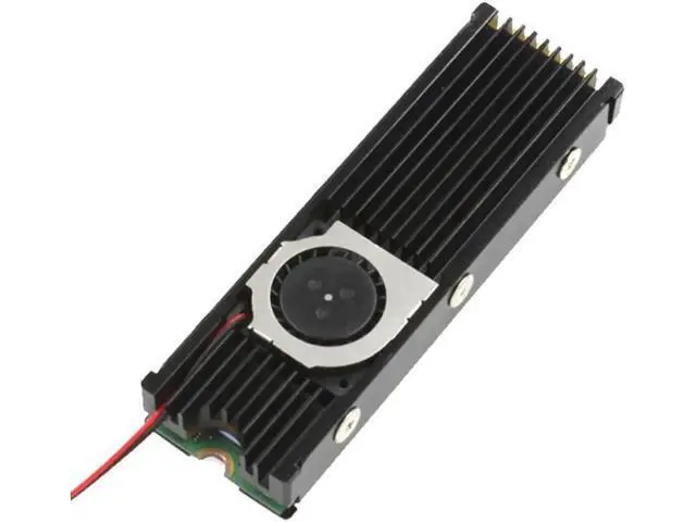 Alt view image 3 of 6 - Aluminum Cooling Heatsink for NGFF M.2 NVME Heat Sink 2280 SSD Metal Sheet Thermal Conductivity Silicon DIY Radiator Cooling Fan