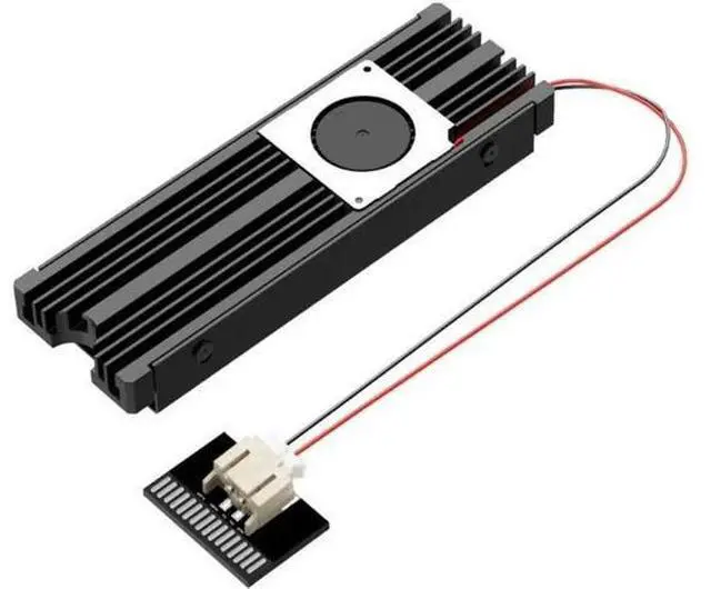 Main image of FOR M2 SSD Cooling Pad HeatSink NVME PCIE for M2 2280 SSD Hard Disk Heatsink Fan Cooler for Desktops PC