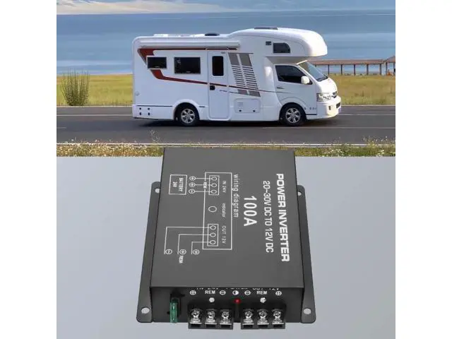 Alt view image 7 of 7 - DC 24V to 12V Step-Down Voltage Converter - 100A, 1200W DC Buck Module Adapter - Car Truck Vehicle Power Supply - 1 Pcs