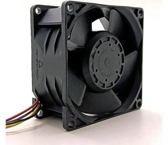 Alt view image 4 of 4 - 80mm High Speed Cooling Fan 12V VF80381B1-1Q02U-S9T 8038 8cm PWM Powerful Airflow Temperature Control Server Chassis Fan