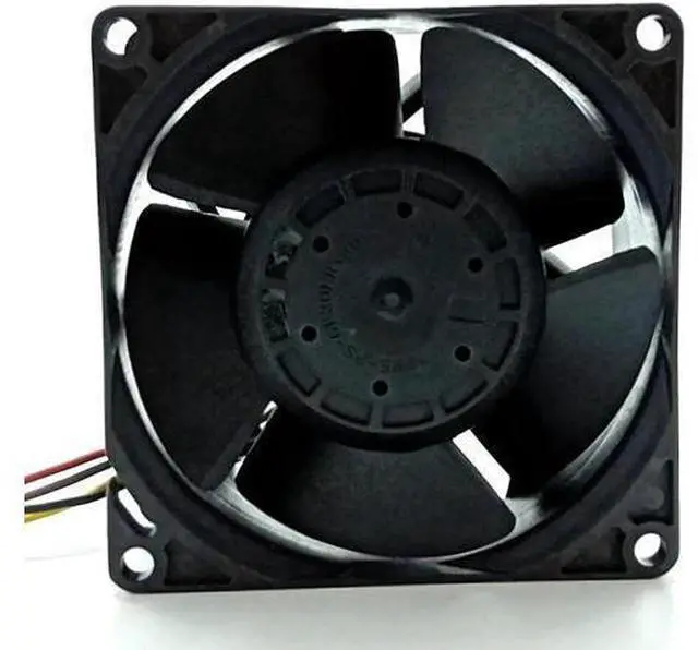 Alt view image 2 of 4 - 80mm High Speed Cooling Fan 12V VF80381B1-1Q02U-S9T 8038 8cm PWM Powerful Airflow Temperature Control Server Chassis Fan