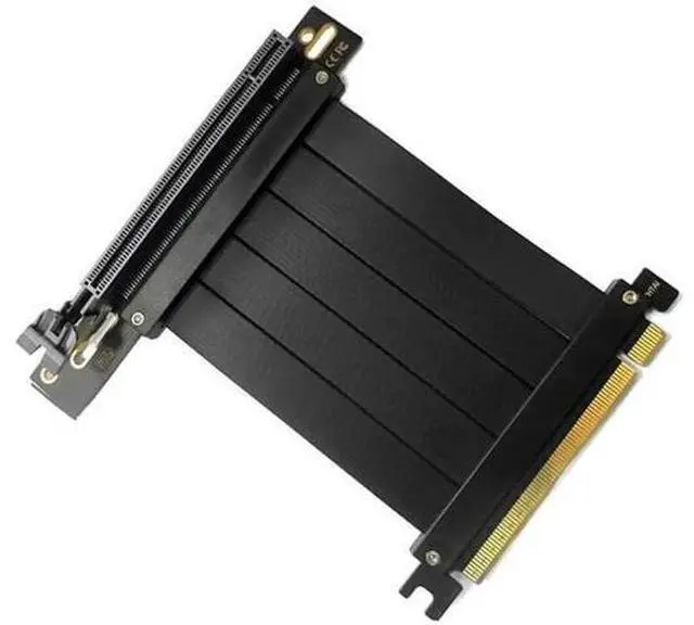 Main image of FOR PCI-E 4.0 16X Graphics Card Extension Cable Adapter Board Expansion Port 90 Degree 15CM Cable