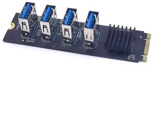 Main image of FOR M2 NVME to PCI Express X16 Multiplier Hub Adapter 1 to 4 PCI-E Slot For Ant M.2 to PCIE Riser Card