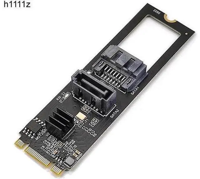 Main image of M2 NGFF NVME to SATA 3.0 6G Expansion Card M.2 Key-M PCIE NVME to SATA Hard Disk Drive Converter Riser Card JMB582 PCIE 3.0 Chip