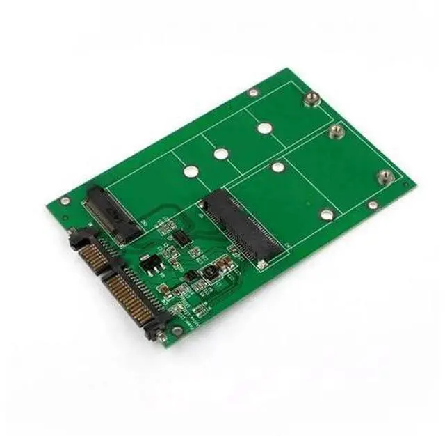 Main image of FOR 2 in 1 Sata-Base 2 Lane M.2 BKEY And mSATA SSD To SATA III 7+15 Pin 2.5 SATA Adapter