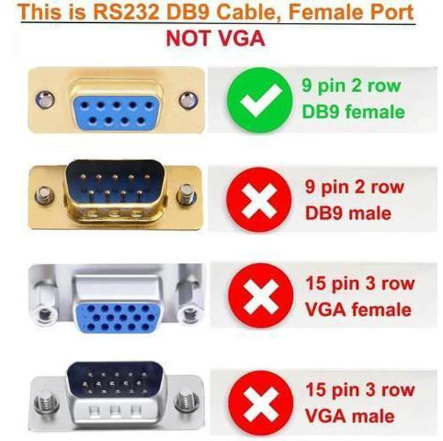 Alt view image 5 of 7 - 6 Feet USB to RS232 DB9 Female Serial Adapter Cable Windows 11 10 8 7 Mac Linux Serial to USB 2.0 with Prolific PL2303 Chip