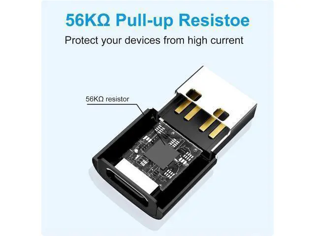 Alt view image 4 of 7 - USB A to USB C Adapter 20 Pack USB to USBC Adapter USBA to USBC Cable Converter for iPhone iPad MacBook Galaxy Black