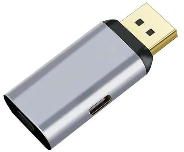 Main image of FOR USB-C Type C Female Source to Displayport DP Sink HDTV & PD Power Adapter 4K 60hz 1080p for Phone & Laptop