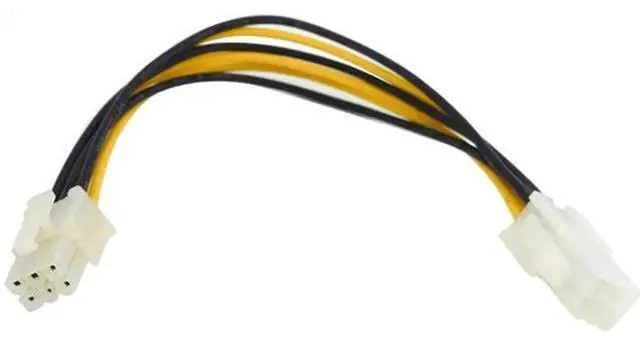 Main image of FOR 10PCS/LOT 6 Pin Male To Female PCI express GPU Power Supply PSU GPU Extension Cable