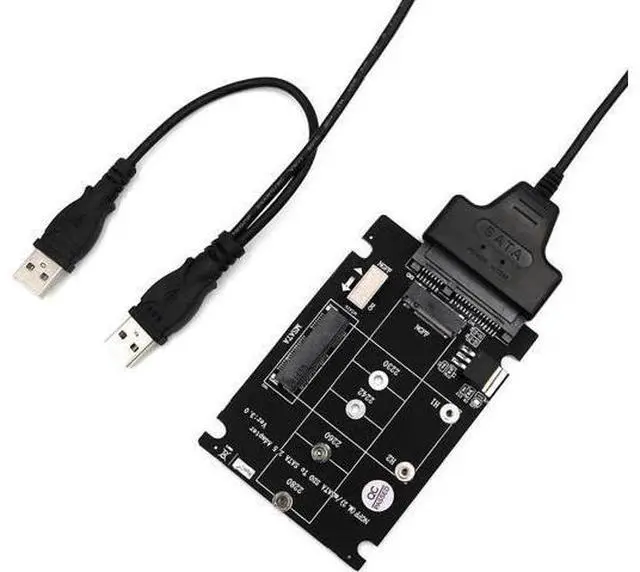 Main image of H1111Z Add On Card SSD MSATA & M.2 SSD USB Adapter MSATA NGFF M.2 Adapter USB SATA Cable USB M.2 Card Adpater for PC Desktop