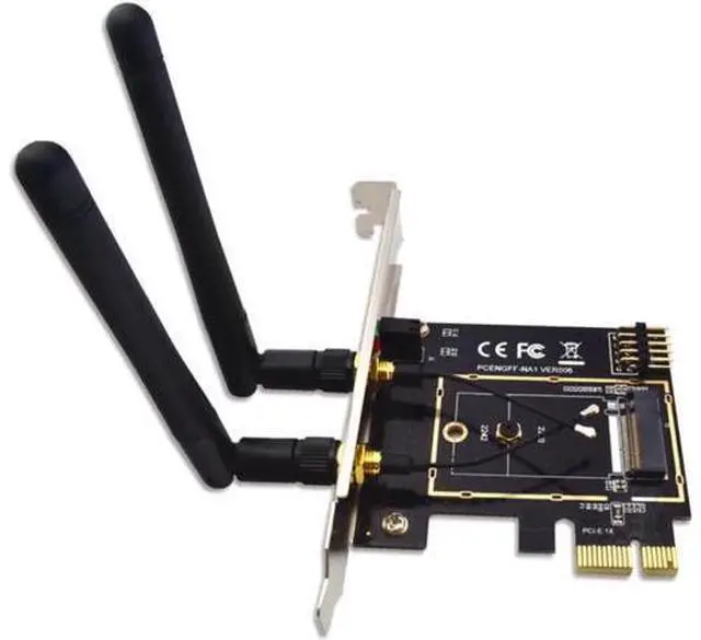 Main image of M.2 NGFF Key A A+E to Mini PCI-E Wireless Adapter WiFi Bluetooth Network Card Converter PCI-Express 1X M2 NGFF Support 2230 2242