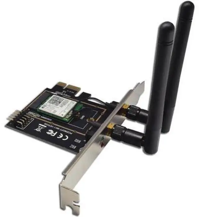 Alt view image 2 of 3 - M.2 NGFF Key A A+E to Mini PCI-E Wireless Adapter WiFi Bluetooth Network Card Converter PCI-Express 1X M2 NGFF Support 2230 2242