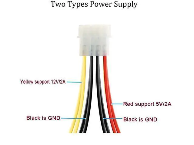 Alt view image 5 of 7 - 5pcs 4 Pin Molex to 2×15 Pin SATA Power Y-Cable Adapter for IDE 8 Inches