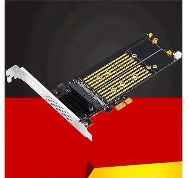 Main image of FOR Add On Cards PCIe To M2 NVME Adapter Card PCIe X1 2Port NVME M Key SSD Converter M.2 PCI Express X1 Adapter Expansion Card Riser