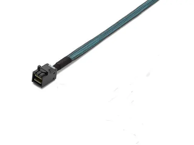 Alt view image 4 of 7 - SFF-8643 Internal Mini SAS HD to (4) 29pin SFF-8482 connectors with SAS 15pin Power Port 12GB/S Cable (1M)