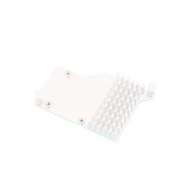 Alt view image 5 of 7 - Raspberry Pi 5 PWM Fan Heatsink, Anodized Aluminum, Silver | 5V PWM Speed Control; 8000RPM; 1.09CFM Airflow