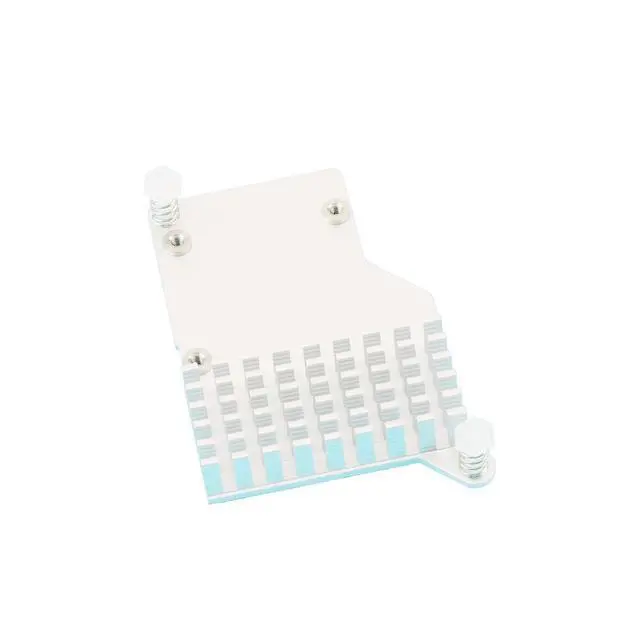 Alt view image 6 of 7 - Raspberry Pi 5 PWM Fan Heatsink, Anodized Aluminum, Silver | 5V PWM Speed Control; 8000RPM; 1.09CFM Airflow