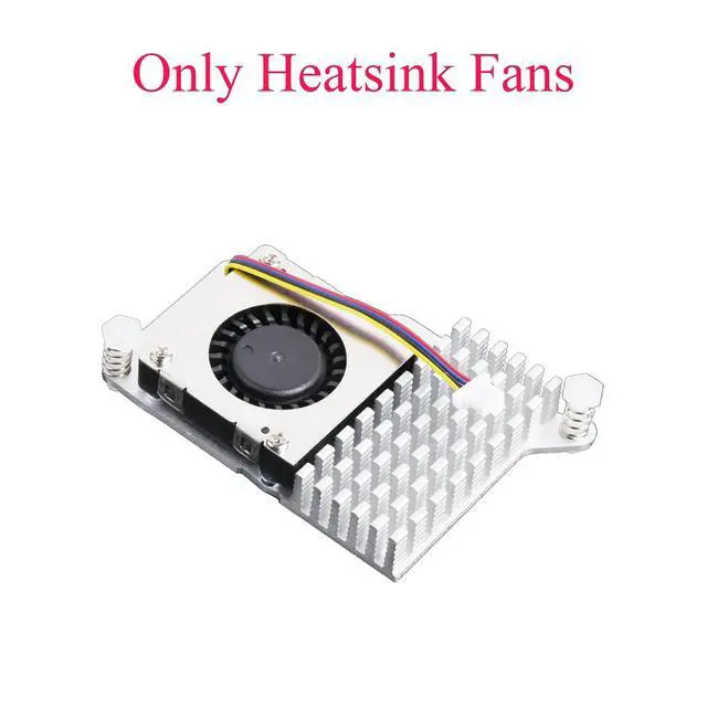 Alt view image 2 of 3 - for Raspberry Pi 5 Heat Sink, Cooling Fan | Anodized Aluminum; 8000 RPM ±15%;