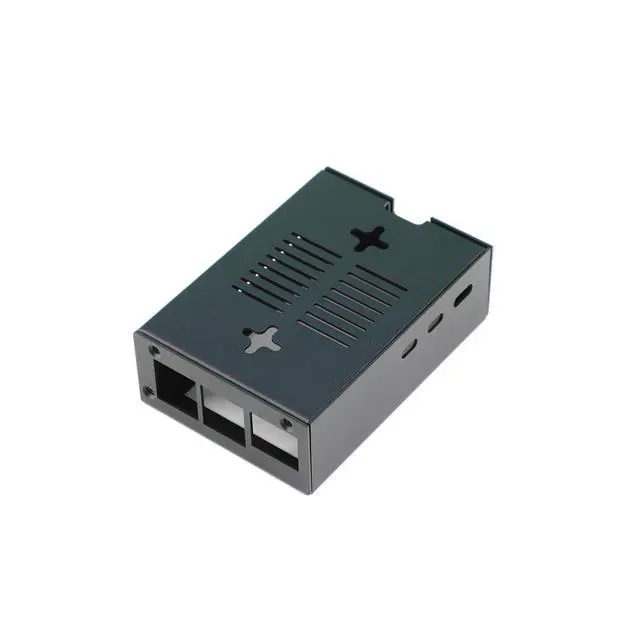 Alt view image 4 of 6 - for Raspberry Pi 5 Metal Protective Case | Metal; Support 3.5in Screen; Support PWM Active Cooler, Full Port cutouts; Dust/Anti-static Protection