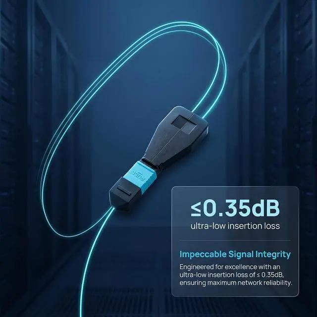 Alt view image 2 of 7 - MPO/MTP Fiber Optic Loopback Adapter Female Single-mode 24Cores (Type B) | Female Connector, Low Insertion Loss, High Return Loss, 500 Mating Cycles, for Link Testing