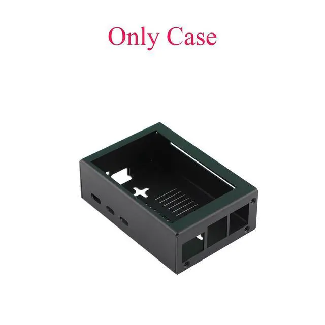 Alt view image 6 of 6 - for Raspberry Pi 5 Metal Protective Case | Metal; Support 3.5in Screen; Support PWM Active Cooler, Full Port cutouts; Dust/Anti-static Protection