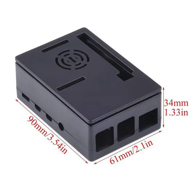 Alt view image 2 of 7 - for Raspberry Pi 4B ABS Protective Case with 3.5in Sreen | Durable; Supports 3.5in display; Easy Installation; Protects Board & Screen