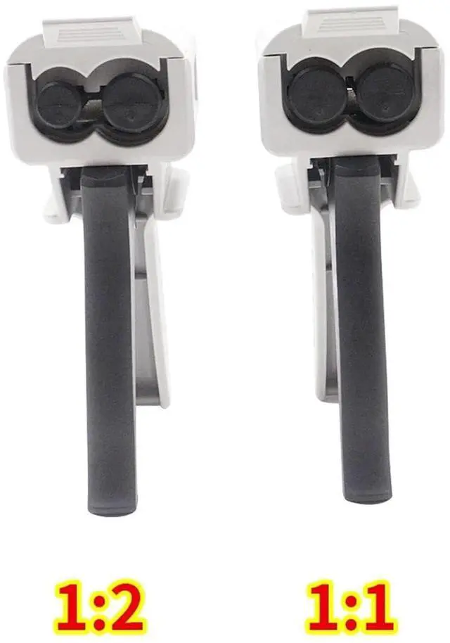 Alt view image 5 of 5 - 1pcs 50ml Dispensing AB Glue Two-component Glue 1:1/2:1 Epoxy Resin With 4 Mixing Tubes 2 Empty Dual Cartridges(2-2-1 1 set)